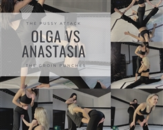 [JustHotFight]CATFIGHT OLGA VS ANASTASIA GROIN ATTACK