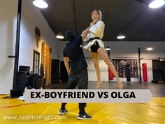 [JustHotFight]EX-BOYFRIEND TRIES TO RETURN OLGA