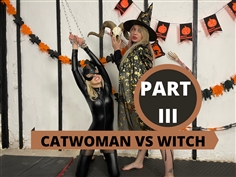 [JustHotFight]CATWOMAN VS WITCHHALLOWEEN EPISODE 3