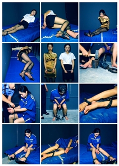 [Shengjing Film and Television] The female prisoner hanging in the first episode. Liu Fang and Wang Li took the risk of selling drugs and were both arrested and sentenced to death for being sentenced to death. They were locked in death shackles and locked in a cell.