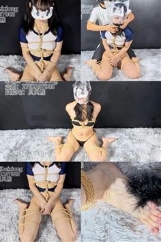 [Baibei Bear] Beibei has recently started provoking this little bear again. He is very proud. You should know that provoking at will will cost you! Grab Beibei and tie it up to teach and teach it a lesson! [Revenge Beibei 17-Plastic film plastic bag restraint tk strong shouting control play]