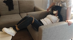 [XcTian] A freshman girl’s first bondage struggle experience