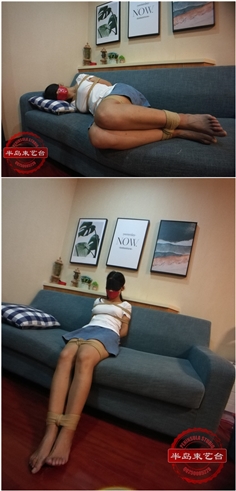 [Peninsula Shuyitai][Closed mouth][Blind eyes][Naked feet] A Zi tied her up in the wild for a day and returned to her room and continued to be tortured.